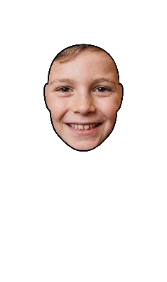 Son as an elf character with his own face