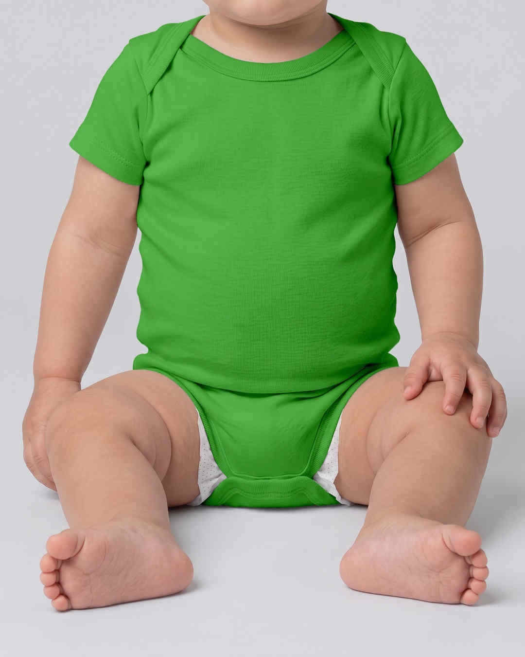 Reindeer Faces Infant Christmas Bodysuit photo 3
