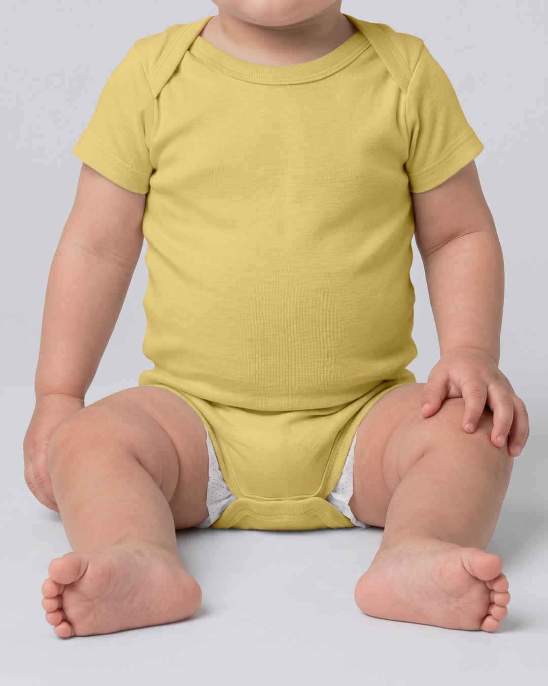 Santa Head Infant Christmas Bodysuit photo 3
