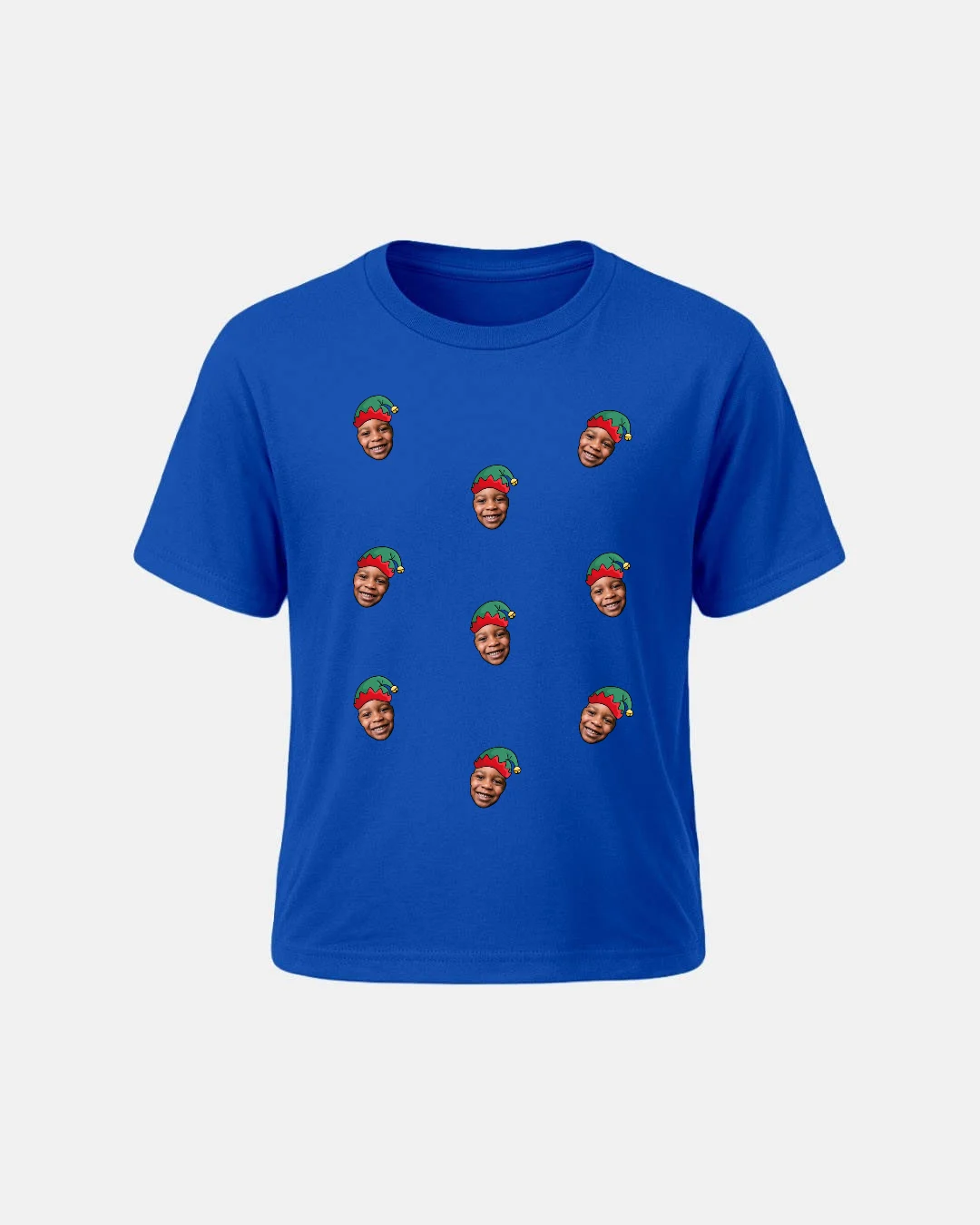 Elf Faces Kids’ Christmas T-shirt