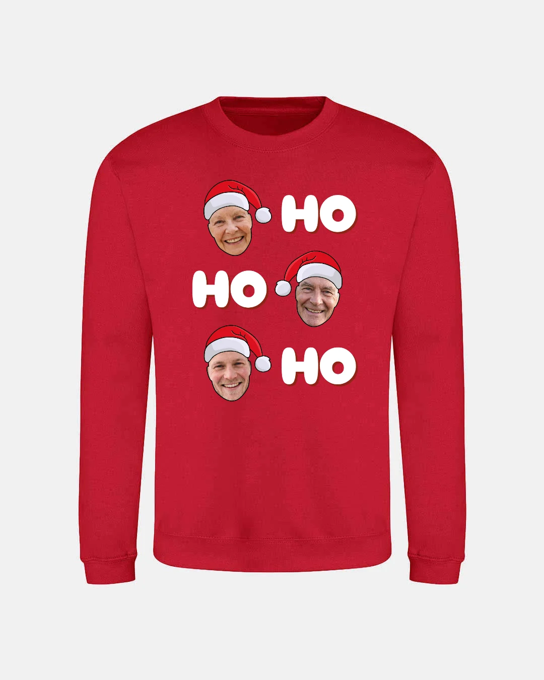 Ho Ho Ho Adult Christmas Jumper