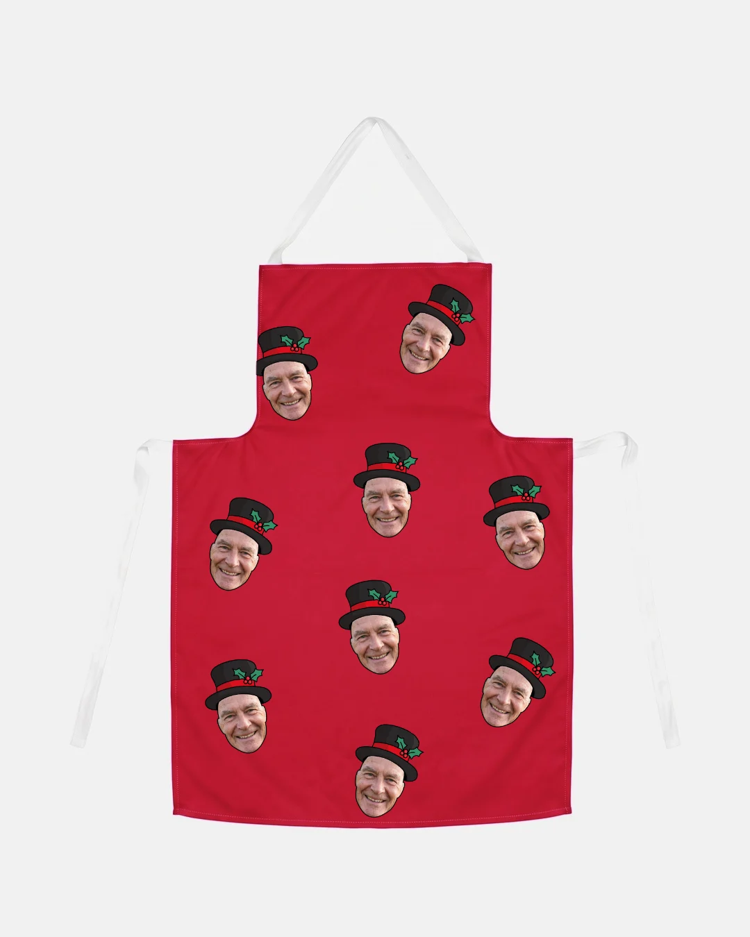 Snowman Faces Christmas Apron