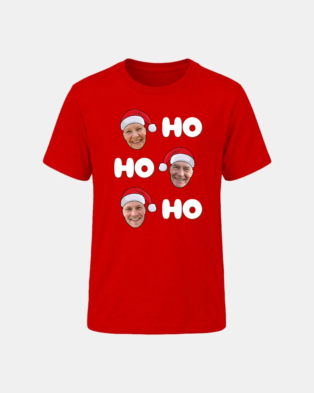 Ho Ho Ho Adult Christmas T-shirt