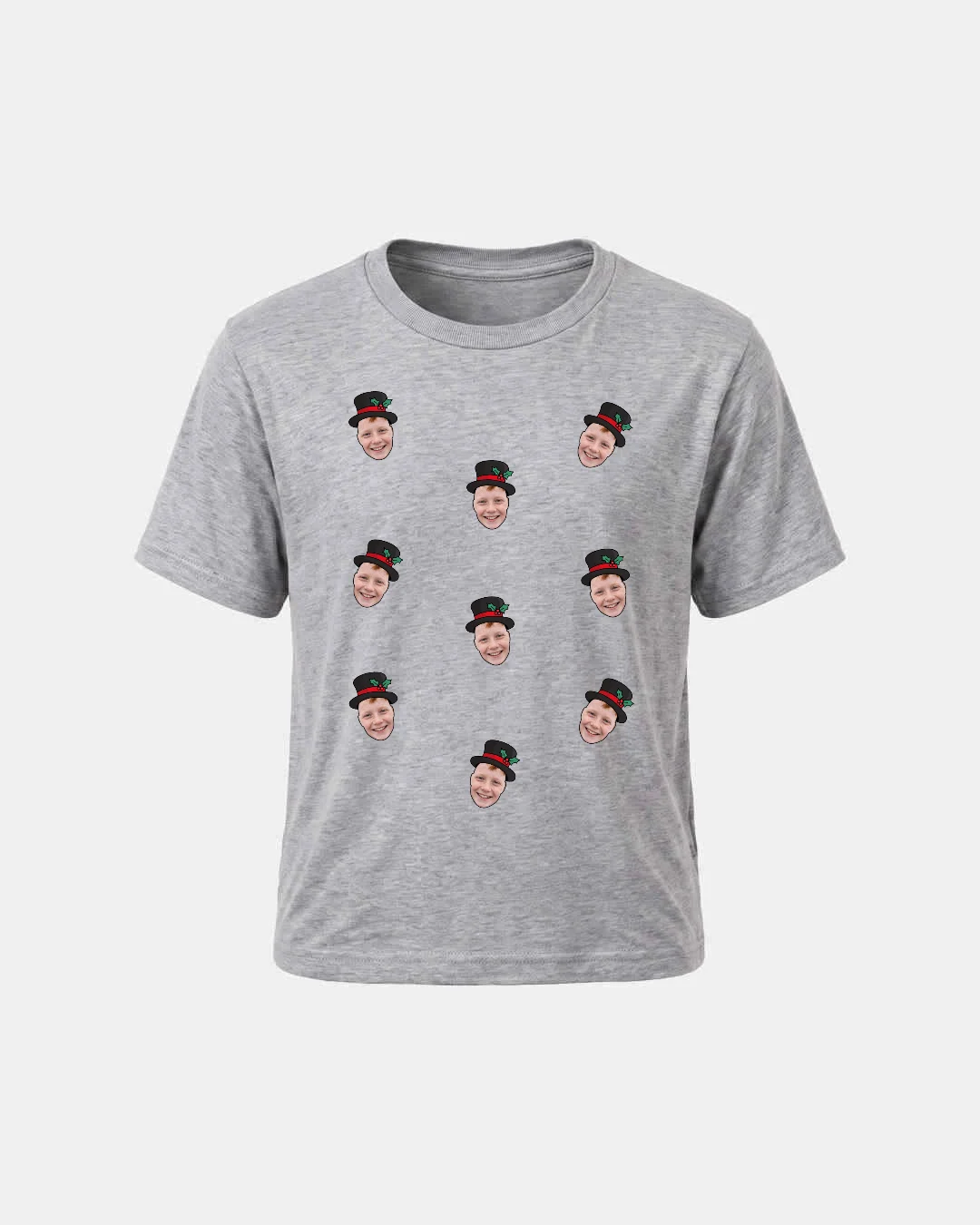 Snowman Faces Kids’ Christmas T-shirt