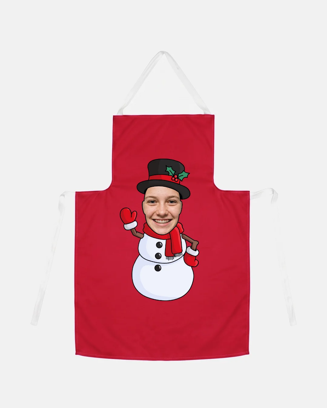 Snowman Christmas Apron